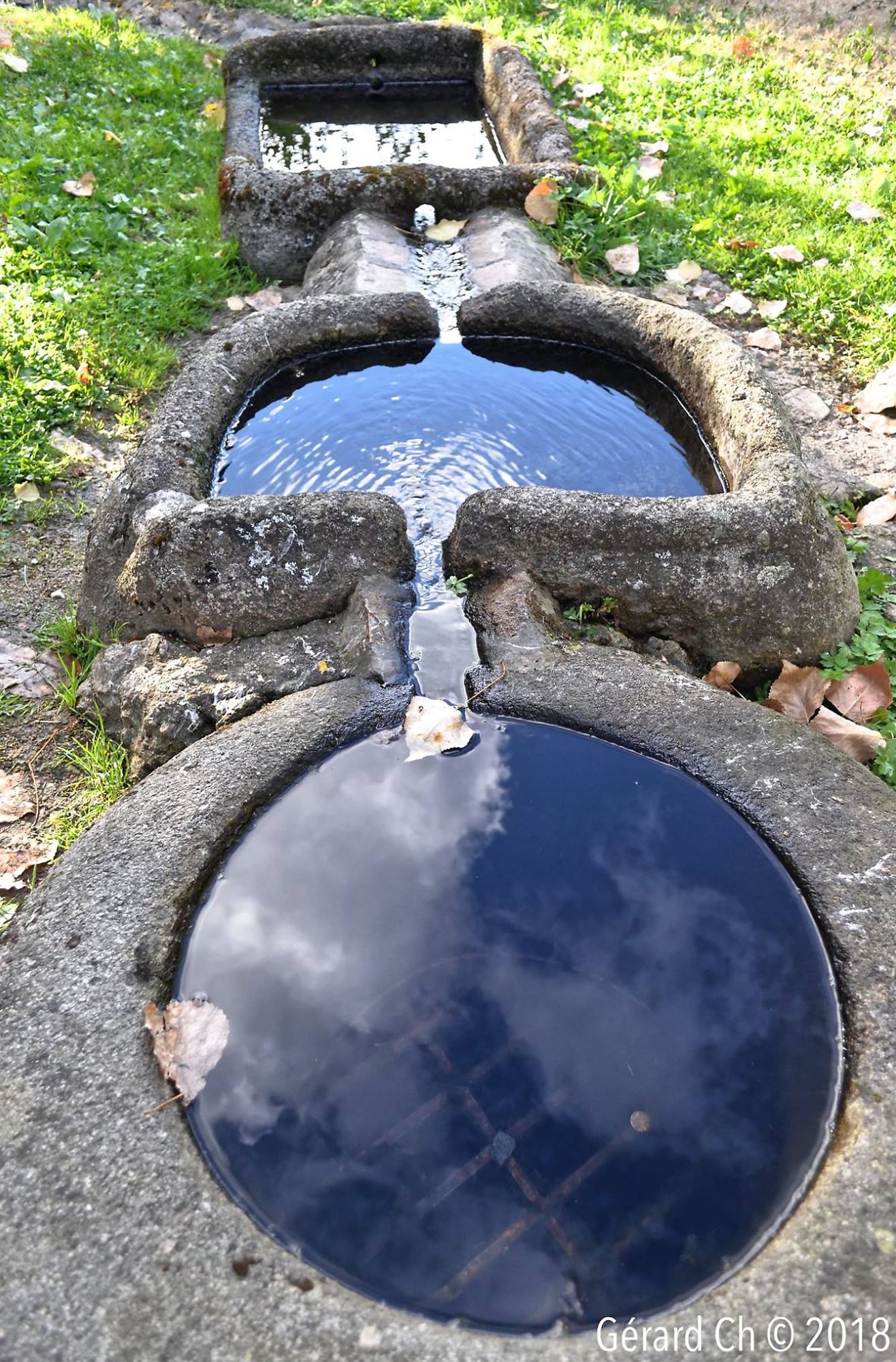 Les bassins de la fontaine Saint-Patrocle - Colombier - Allier