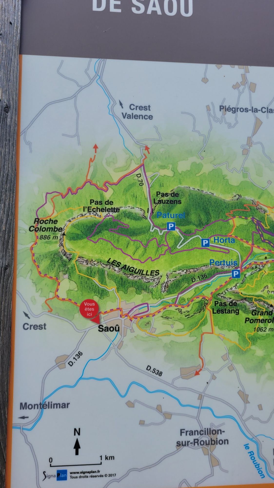 Carte randonnée Drôme