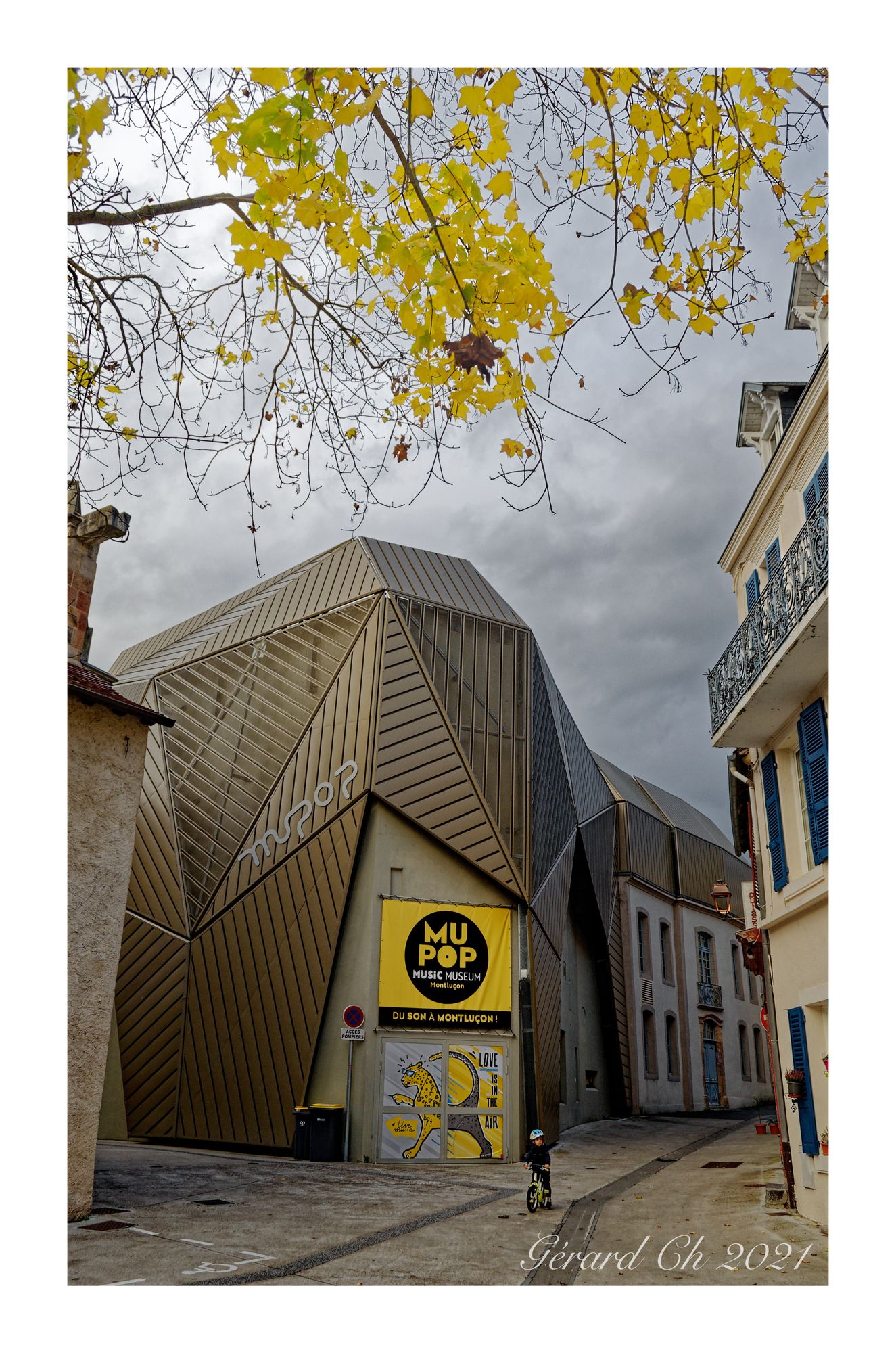 L'entrée du MuPop, au n°3 rue Notre-Dame à Montluçon - Allier Crédit photo : Gérard ch © 2021