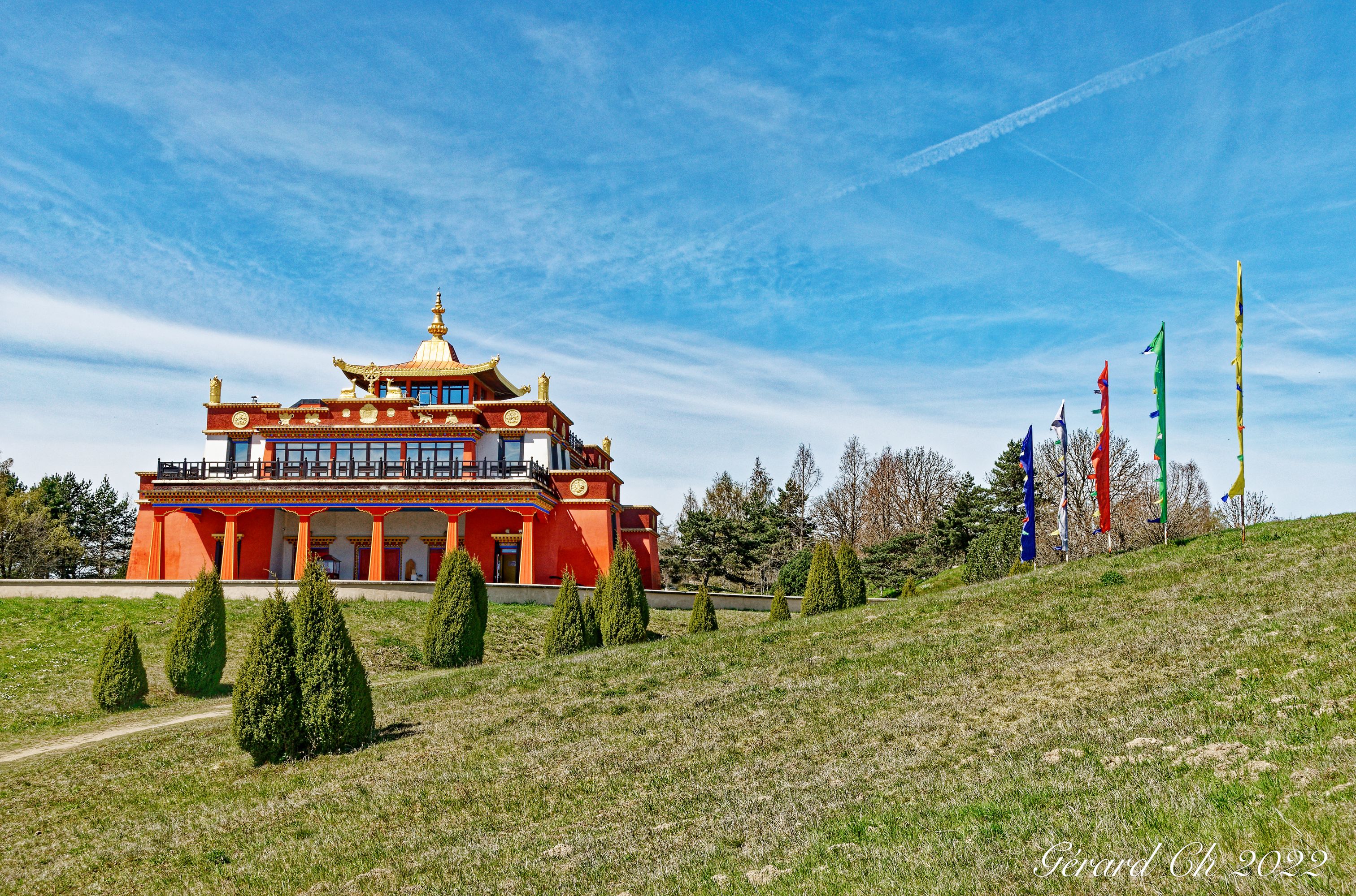 Temple Bouddhiste - Dhagpo Kundreul Ling - Biollet - Auvergne - Avril 2022