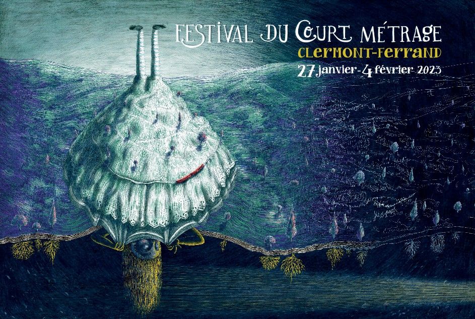 Affiche du festival du court-métrage de Clermont-Ferrand 2023