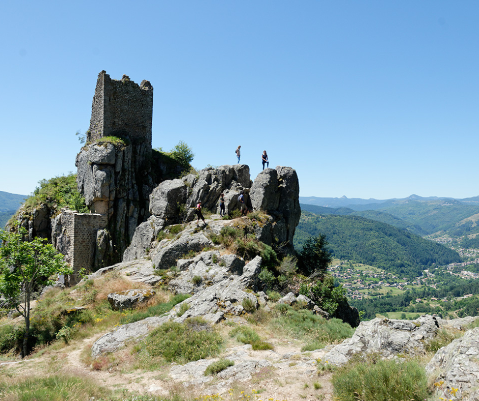 Le château de Rochebonne, Ardèche Hautes Vallées