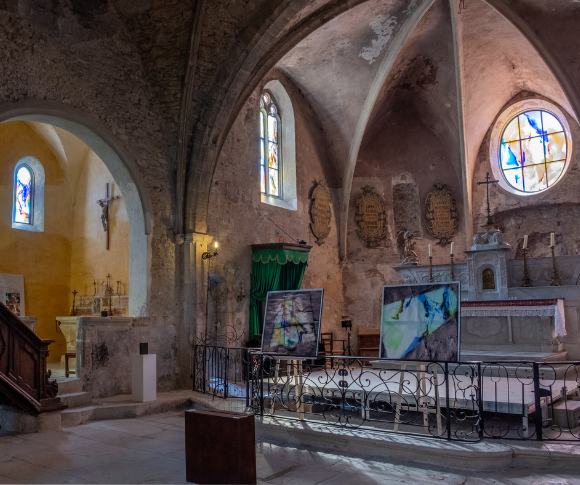 Vitraux de l'église cathédrale Sainte-Marie-de-l'Assomption - Haute Ville - Vaison-la-Romaine