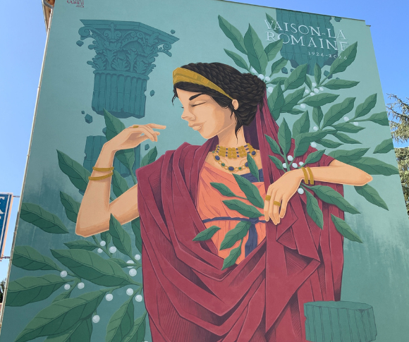 Fresque murale Sabine - Vaison-la-Romaine