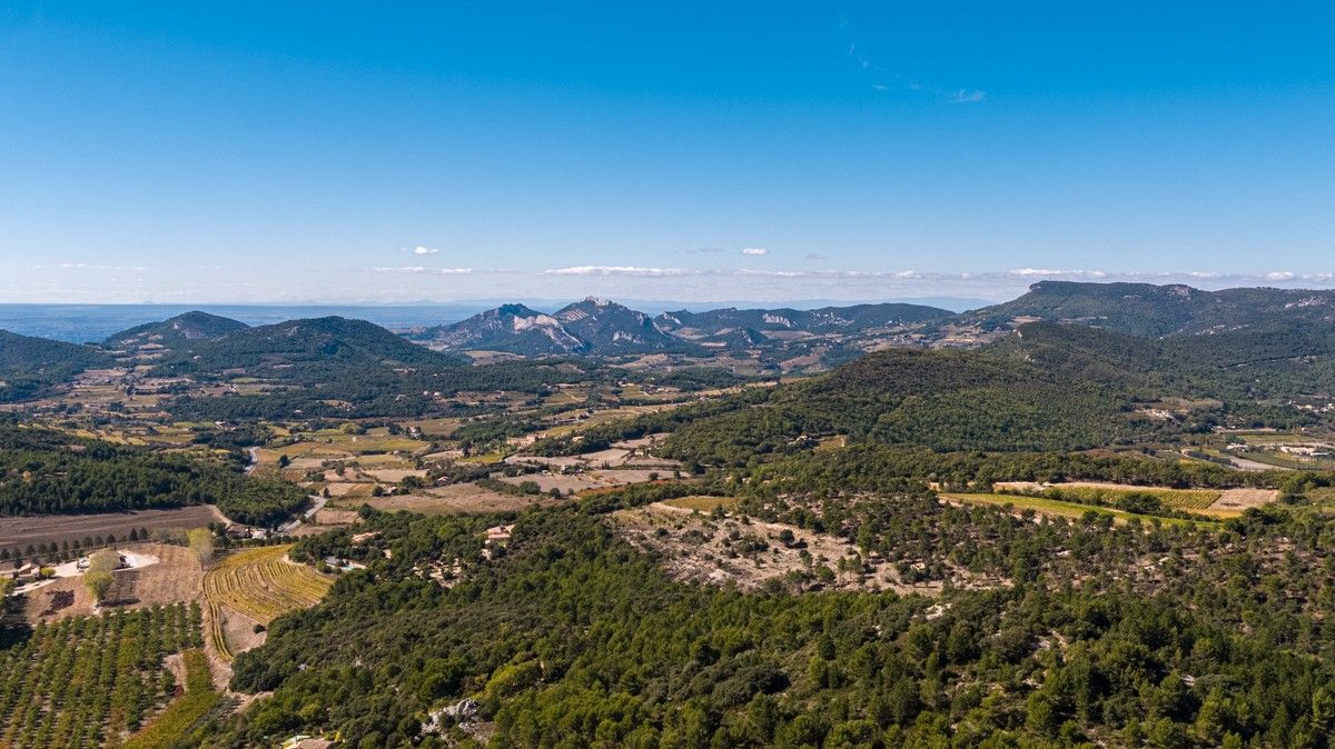 Vaison Ventoux Provence vue aérienne